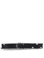 Goby Studded Leather Belt