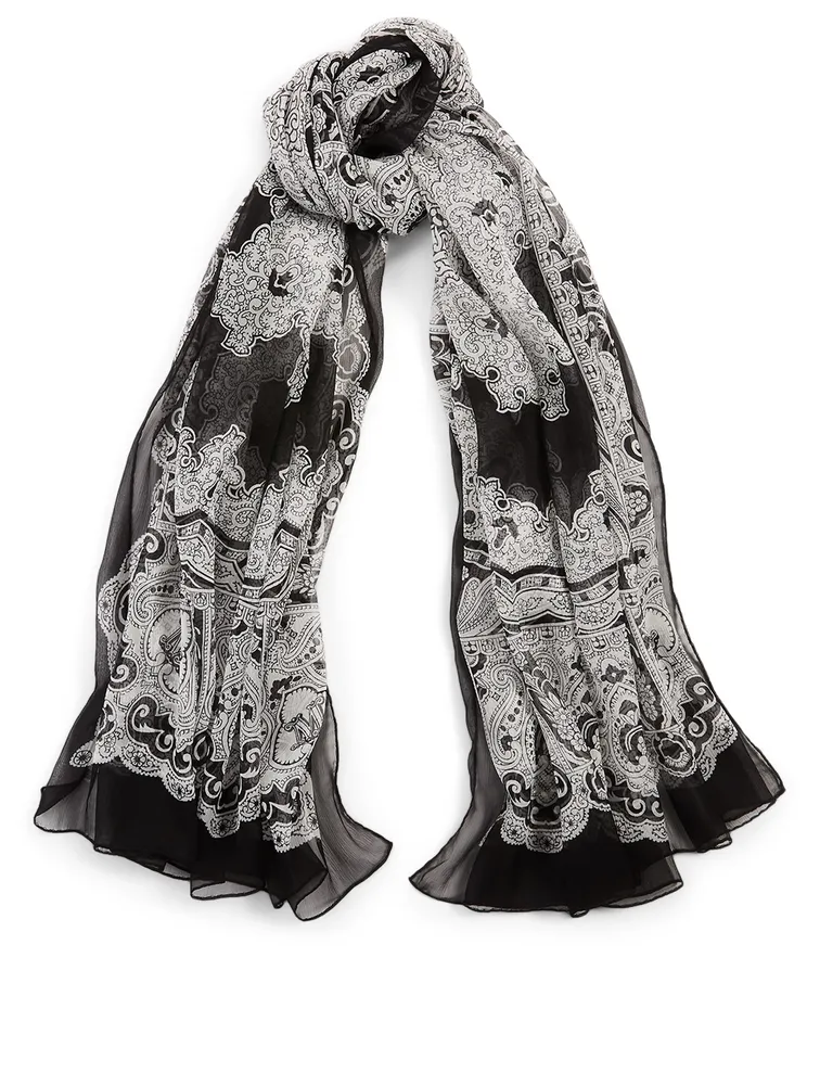 Gerbera Silk Scarf