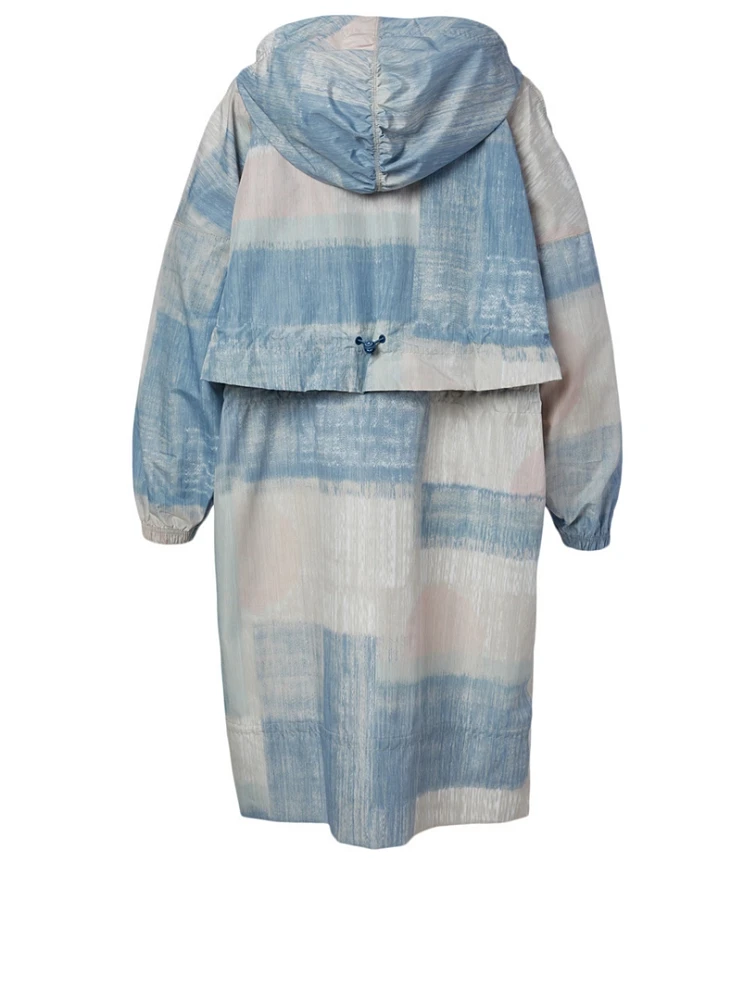 Printed Water-Repellent Parka