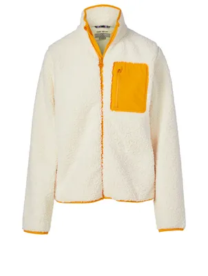 Sherpa Fleece Zip Jacket