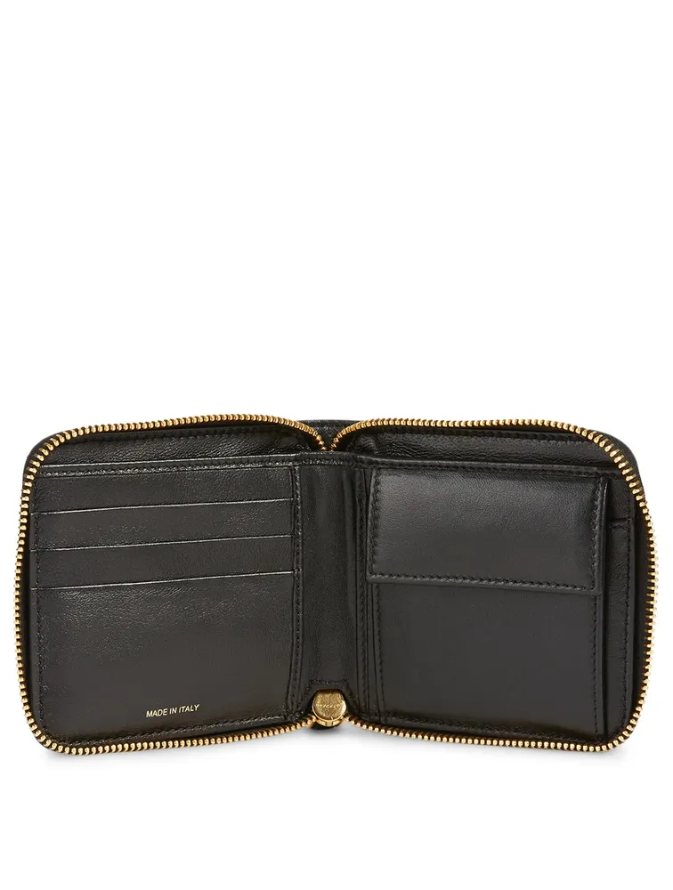 Vanitosi Croc-Embossed Zip-Around Wallet