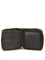 Vanitosi Croc-Embossed Zip-Around Wallet