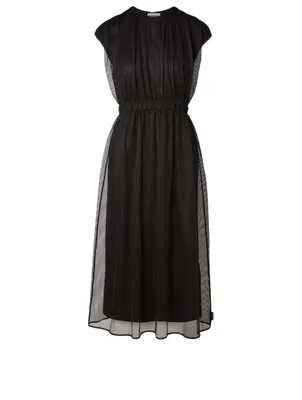 Mesh Midi Dress