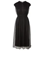 Mesh Midi Dress