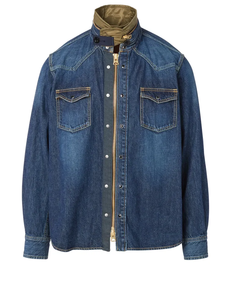 Cotton Denim Shirt