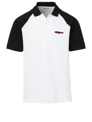 Cotton Short-Sleeve Polo Shirt