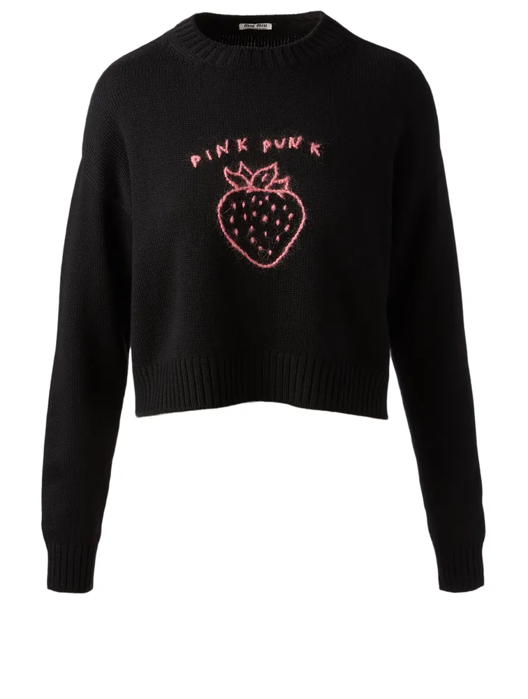 Wool Strawberry Sweater