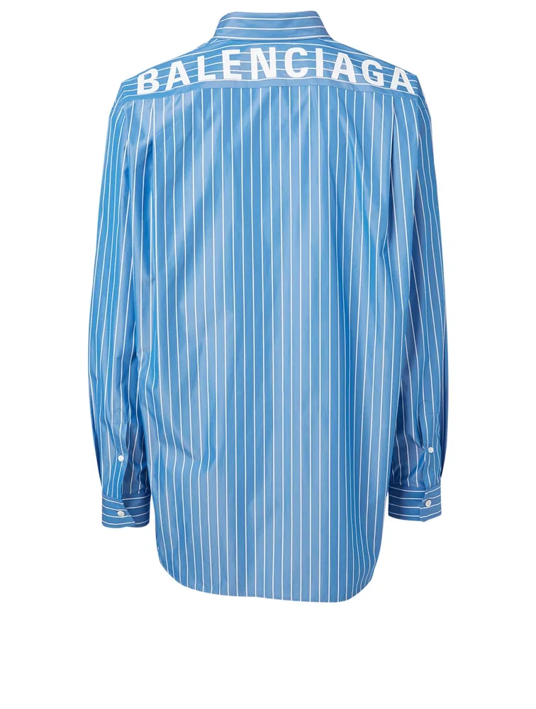 Cotton Shirt With Back Logo