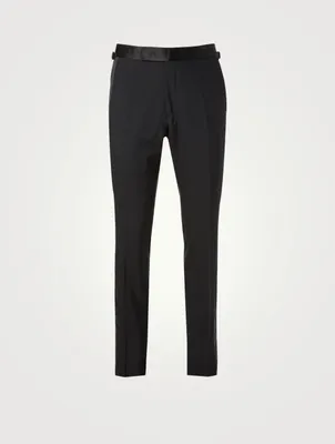 Shelton Wool Tuxedo Pants