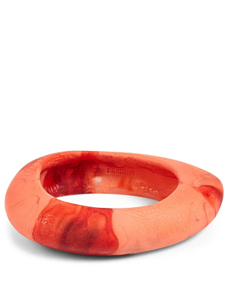 Small Rock Resin Bangle Bracelet