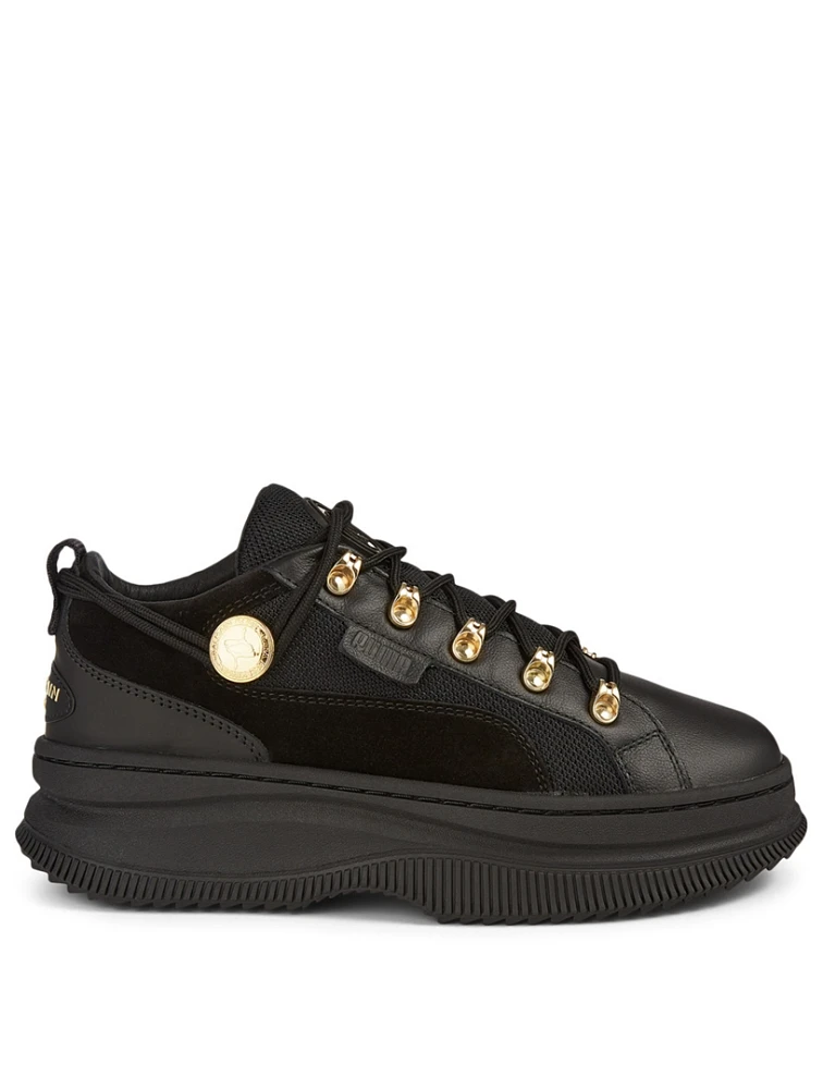 DEVA X BALMAIN Leather Sneakers