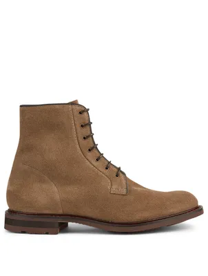 Bowers Suede Lace-Up Ankle Boots