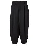 Wool Gabardine Pants