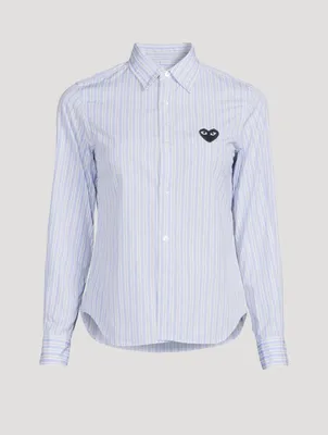 Cotton Shirt Striped Print