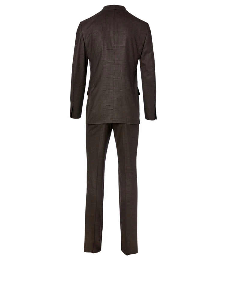 Shelton Wool And Silk Two-Piece Suit