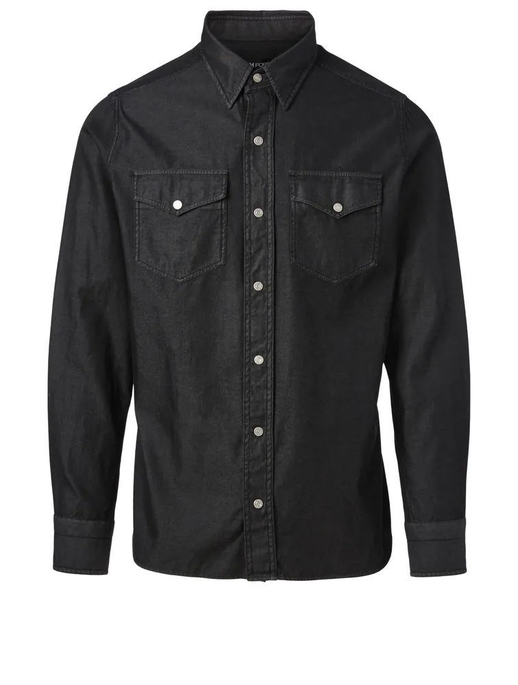 Cotton Denim Shirt