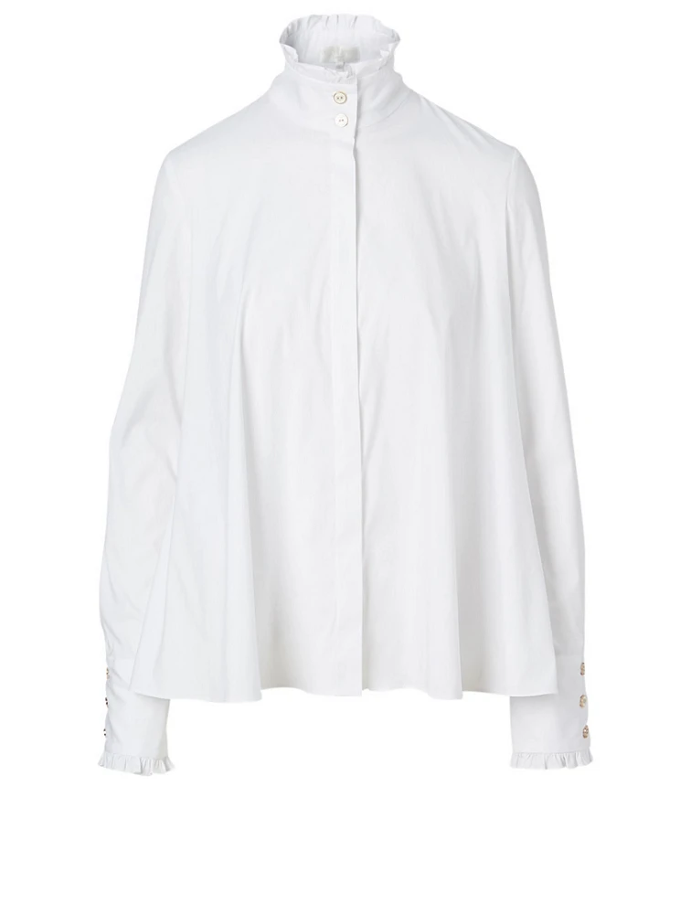 Maci Cotton-Blend Blouse