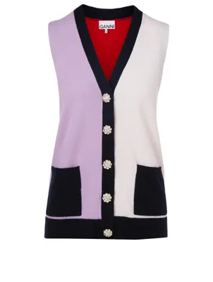 Cashmere Knit Vest