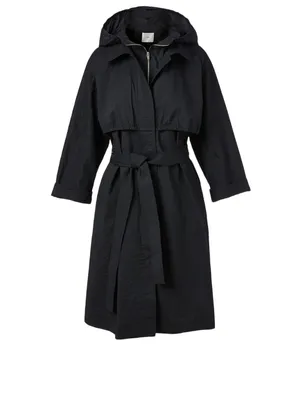Nylon Coat With Hood