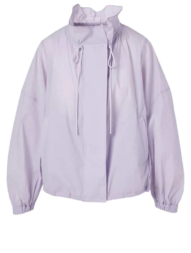 Nylon Ruffle Jacket