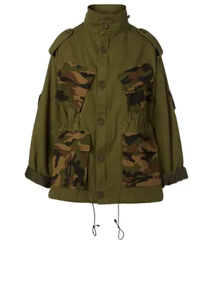 Surplus Cotton Jacket Camo Print