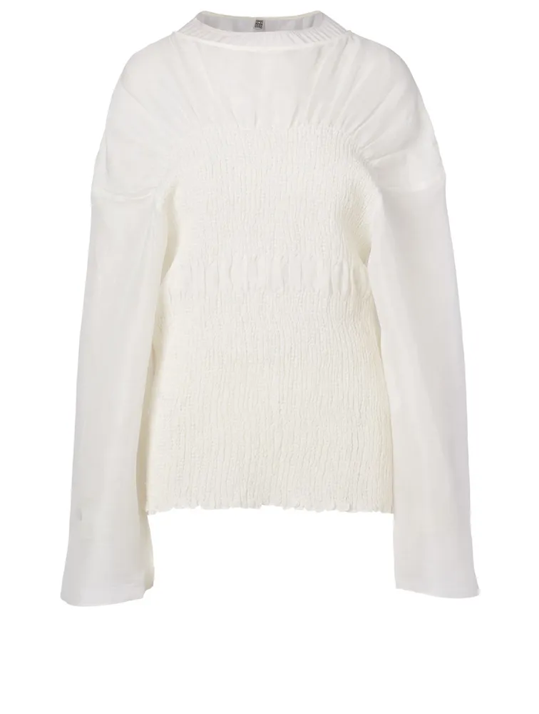 Coripe Linen And Silk Blouse