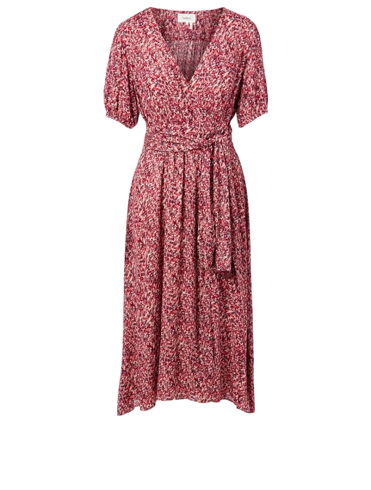Noemie Printed Midi Dress