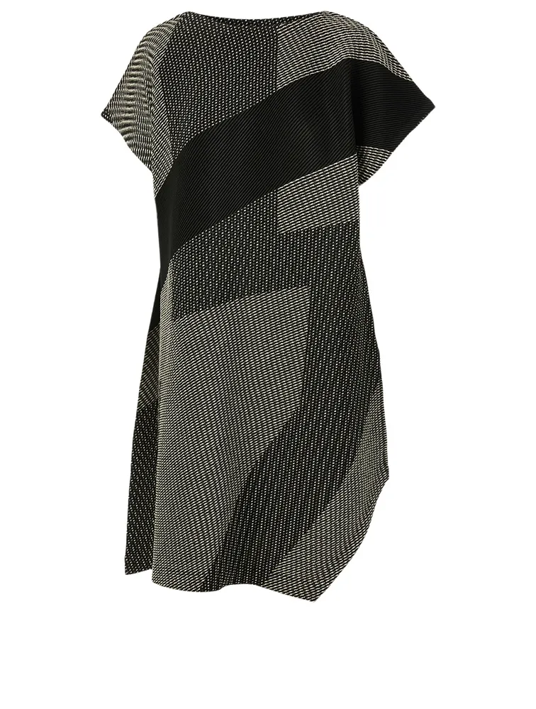 Sashiko Pleats Dress