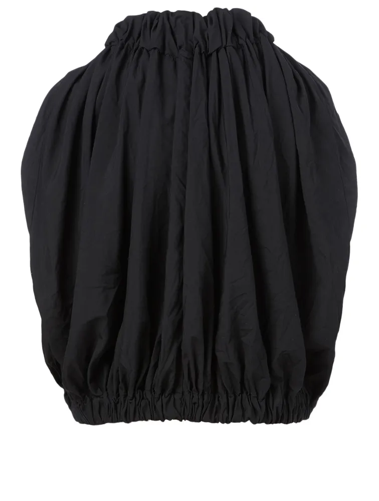Gathered Sleeveless Top