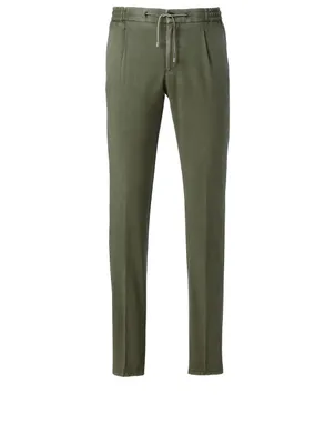 Wool Drawstring Pants