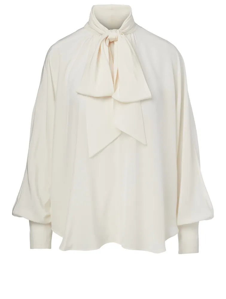 Silk Batwing Blouse