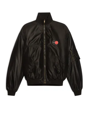 Uniform Logo Bomber Jacket