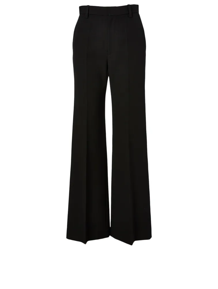 Wool Flared Pants