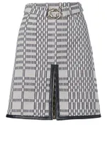 Jacquard Mini Skirt