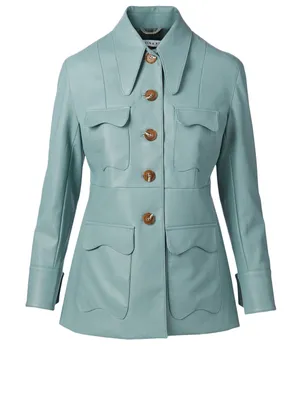 Olivia Faux Leather Jacket