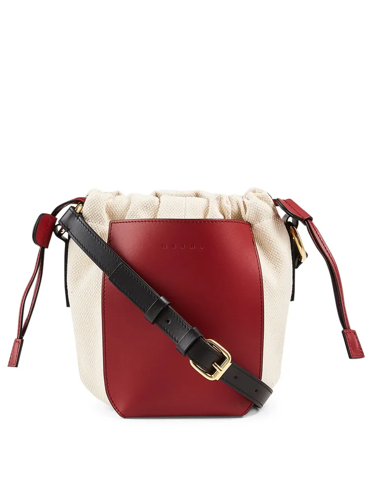 Gusset Leather Shoulder Bag