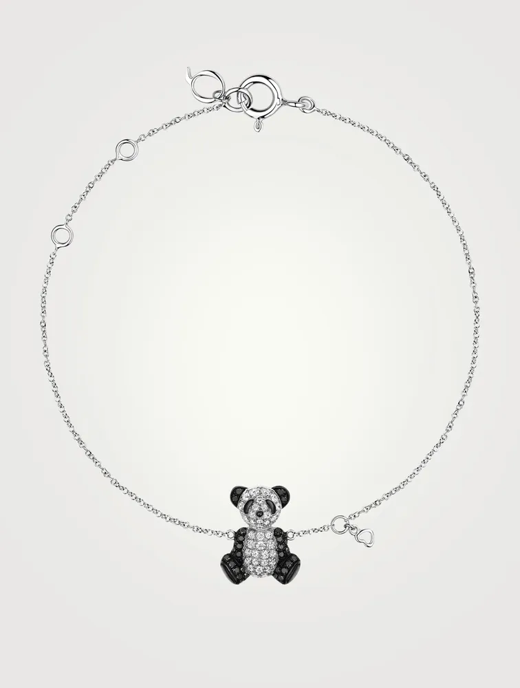 Petite Bo Bo 18K White Gold Bracelet With Diamonds