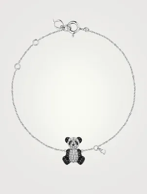 Petite Bo Bo 18K White Gold Bracelet With Diamonds