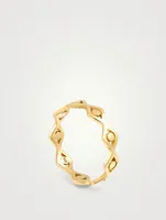 14K Gold Evil Eye Ring