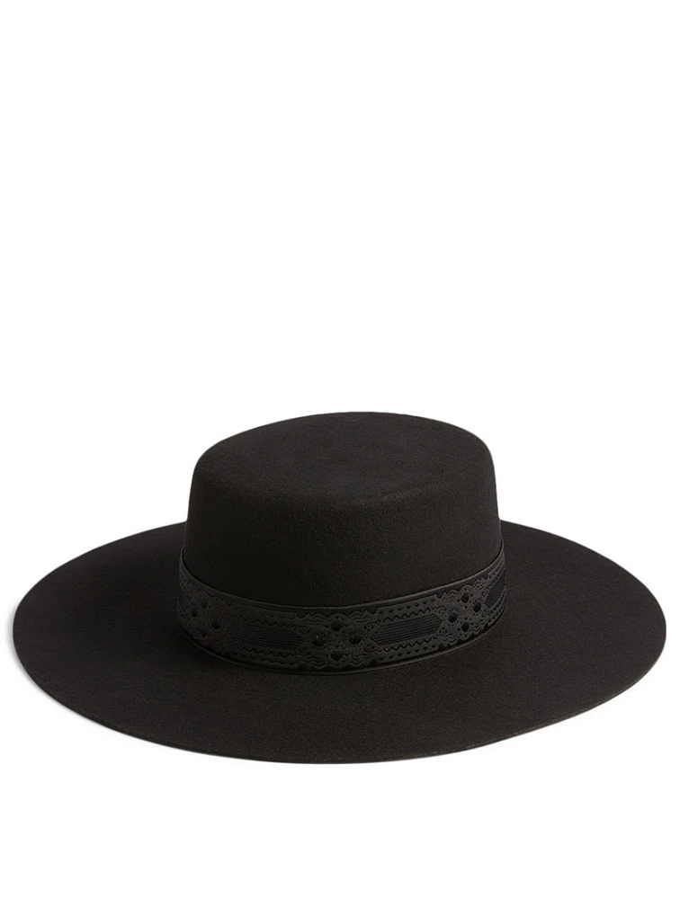 The Sierra Wool Boater Hat
