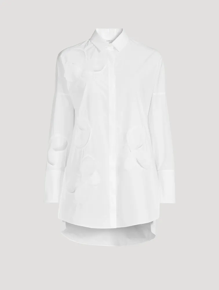 Magnolia Appliqué Tunic Shirt