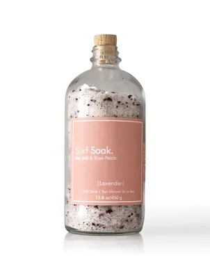 Sea Salt & Rose Petals Epsom Bath Salt With Lavender