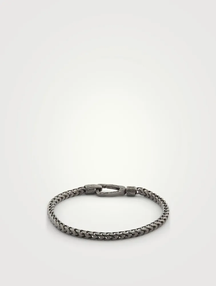 Ulysses Oxidized Silver Bracelet