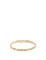 Ulysses 18K Yellow Gold Polished And Matte Plated Bracelet