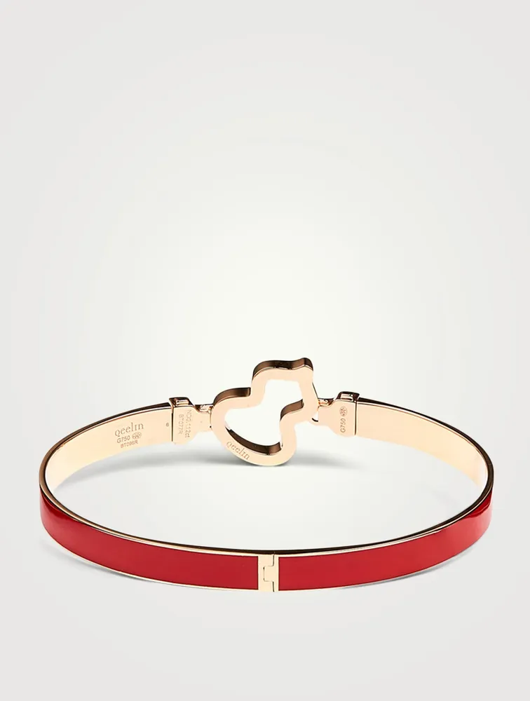 Wulu 18K Rose Gold Bangle Bracelet