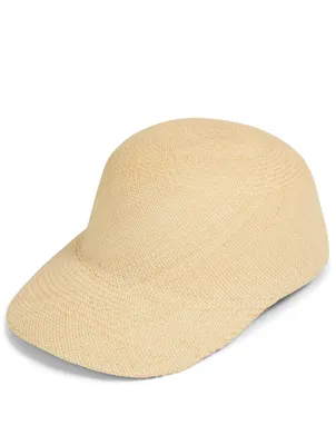 Turin Woven Straw Sun Cap