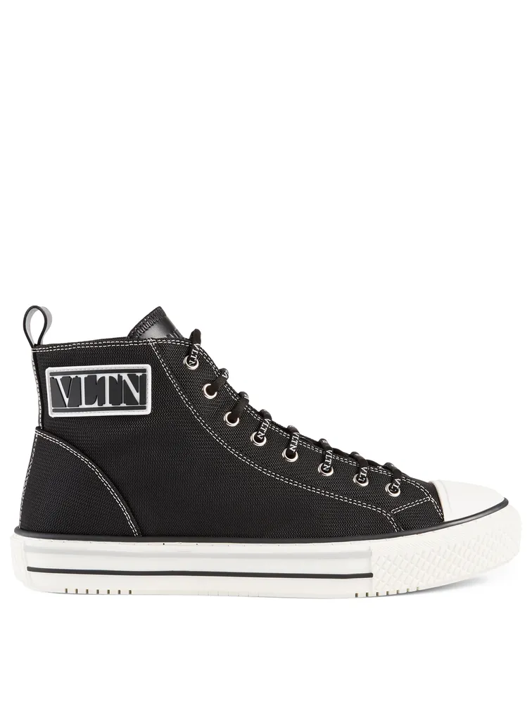 Giggies Fabric High-Top Sneakers