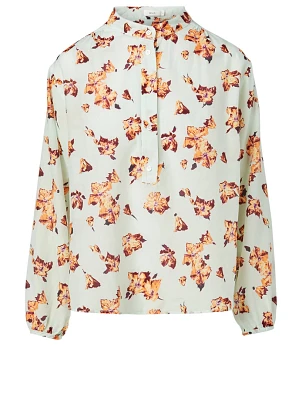 Shira Cotton And Silk Top Floral Print