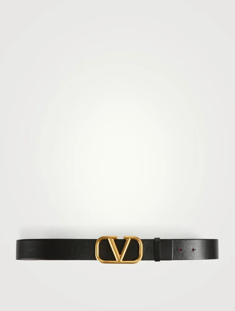 VLOGO Reversible Leather Belt