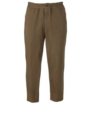 Elastic-Waist Pants